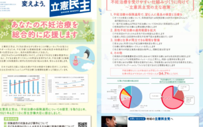 【広報】立憲民主　号外　2121.10.1 あなたの不妊治療を総合的に応援します